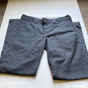 Dickies Men’s Size 32x32 Gray Slim Straight Pants